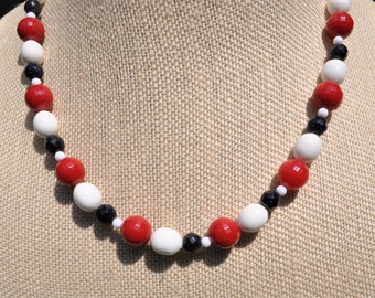 Red White Blue Patriotic Necklace