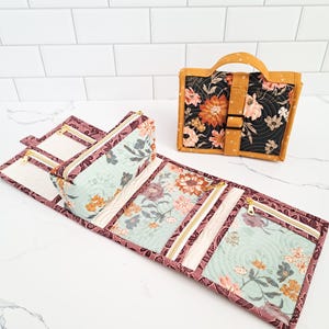 PDF Nightingale Zipper Case Pattern || Quilted Organizer Digital Download