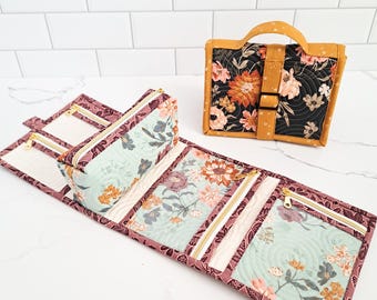 PDF Nightingale Zipper Case Pattern || Quilted Organizer Digital Download || Pattern in English Only