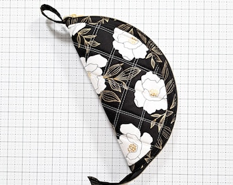 PDF Sunny Side Up Pouch Pattern || Quilted Zipper Pouch Pattern || Digital PDF Pattern