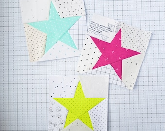 Classic Star Foundation Paper Piecing Pattern || Star FPP Quilt Block PDF Pattern