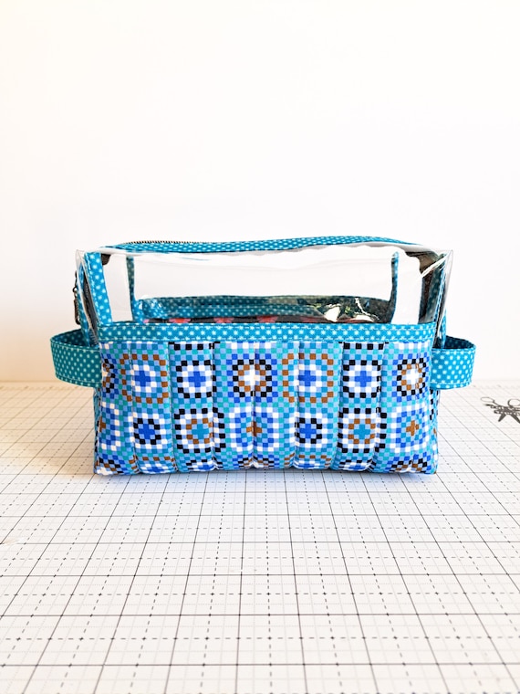 Quilted Boxy Pouch - sewing pattern