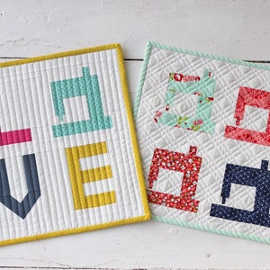 Sew in Love PDF Mini Quilt Pattern - Etsy