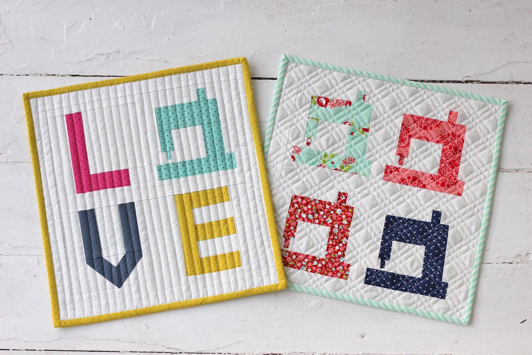 Sew in Love PDF Mini Quilt Pattern - Etsy