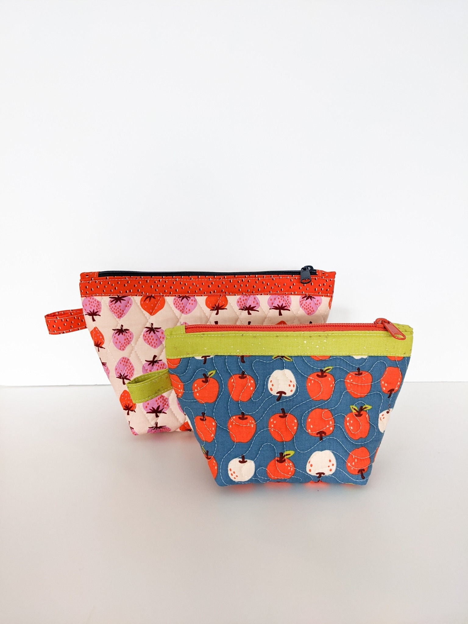 PDF Stella Pouch Pattern || Digital Download Quilted Zipper Pouch || Easy and Beginner-Friendly Pouch Pattern