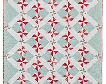 Windy Day PDF Quilt Pattern || Pinwheel Quilt