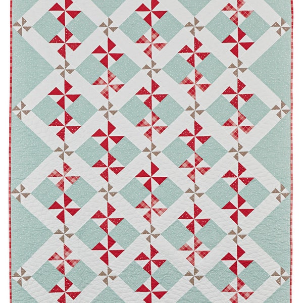 Windy Day PDF Quilt Anleitung || Windrad Quilt