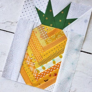 Herringbone Pineapple Foundation Paper Pieced (FPP) PDF Pattern
