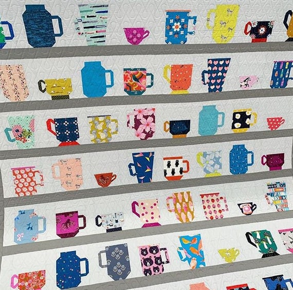 Mugs PDF Quilt Pattern Mugs PDF Quilt Pattern