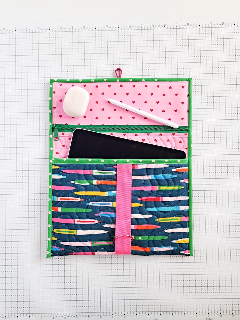 Project Carry Case Pattern PDF Pascal Carrying Case Pattern || Quilted Laptop and Tablet and Book ...