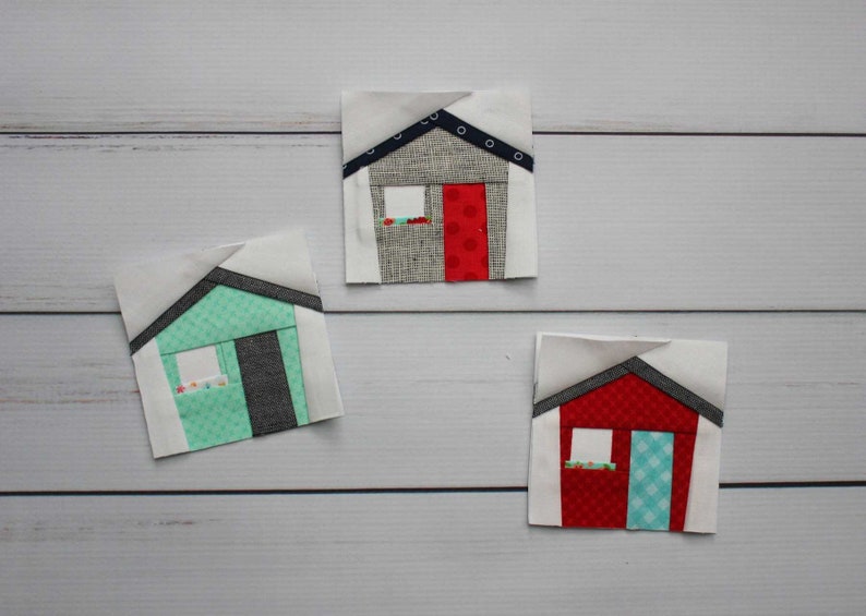 Tiny House Foundation Paper Piecing FPP Pattern  Easy and image 1