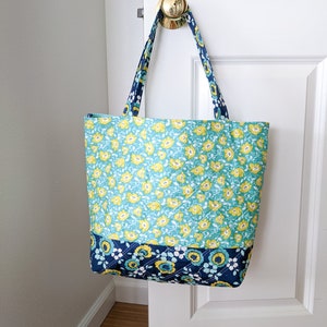 The Winslow Tote Pattern Easy, Beginner Friendly, Quilted Bag Pattern ...