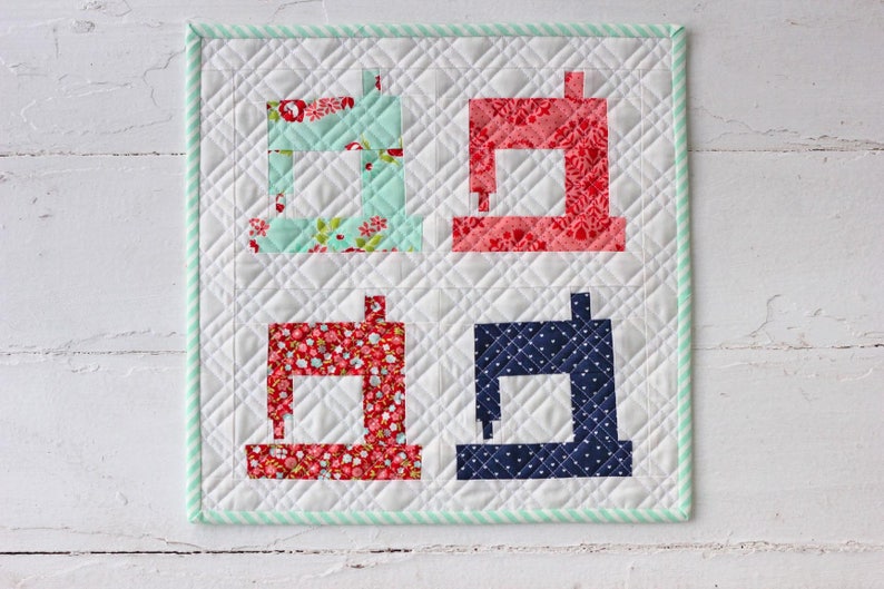 Sew in Love PDF Mini Quilt Pattern - Etsy