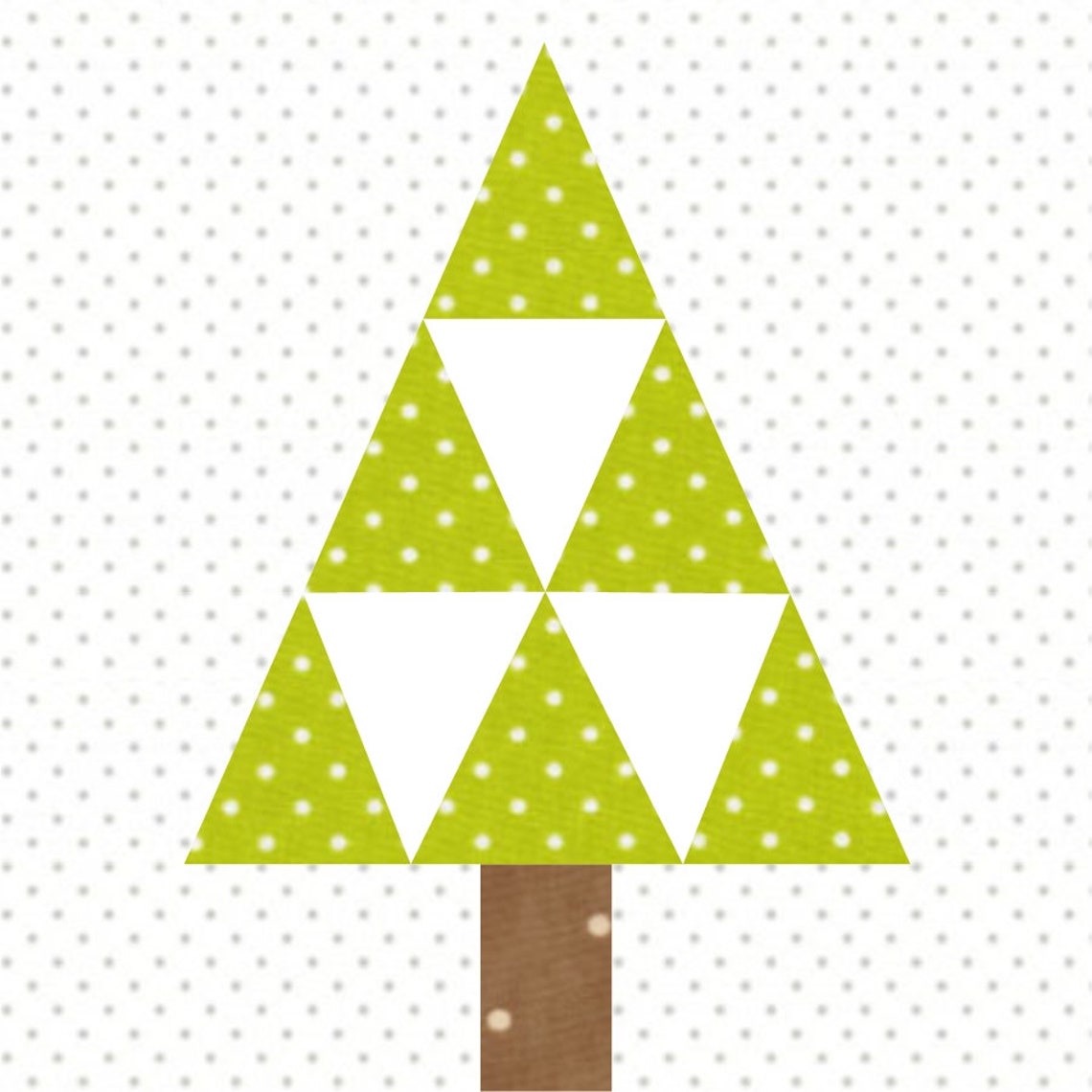 Mod Tree Foundation Paper Piecing Quilt Block Pattern || Modern ...
