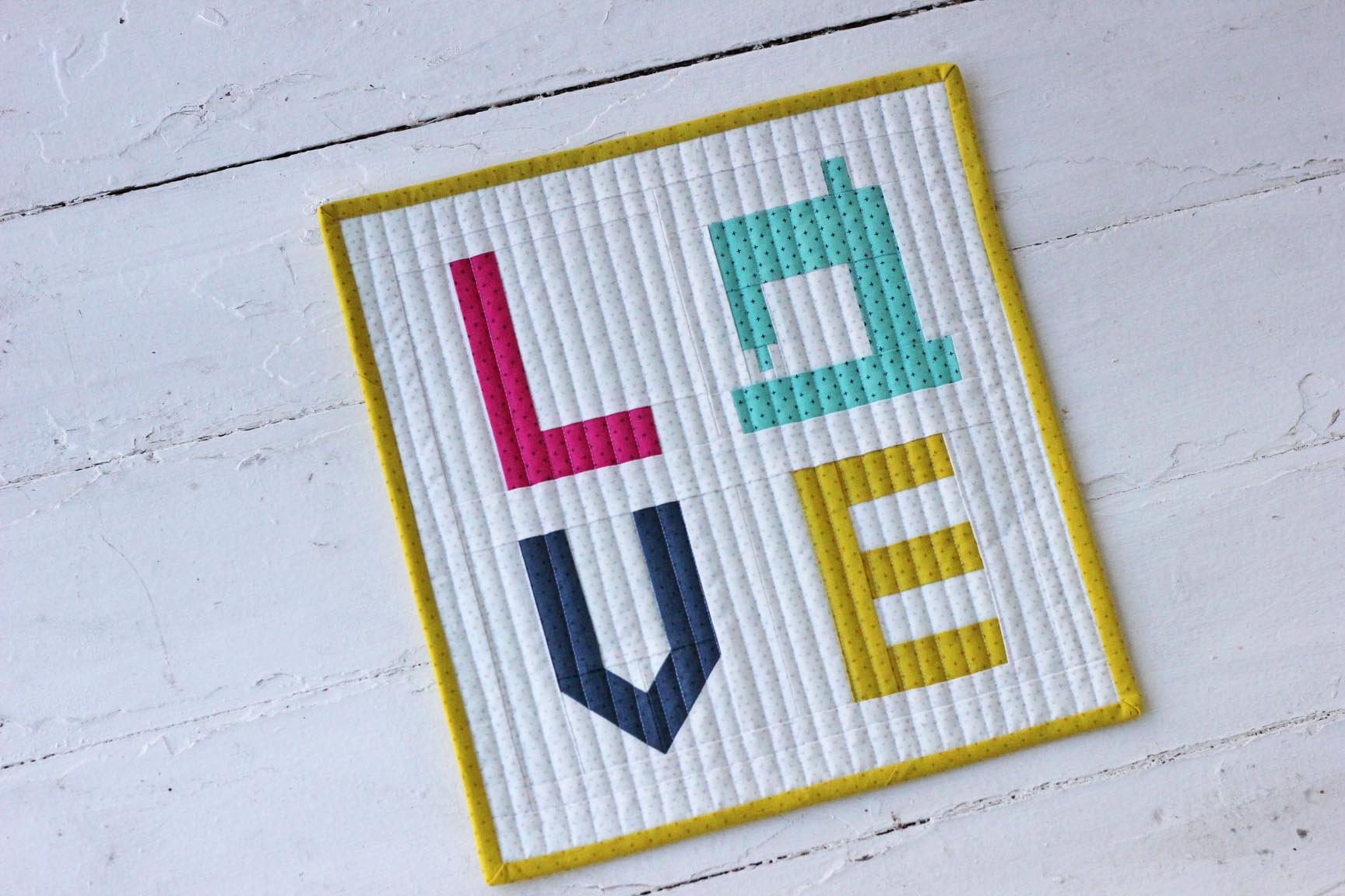 Sew in Love PDF Mini Quilt Pattern - Etsy