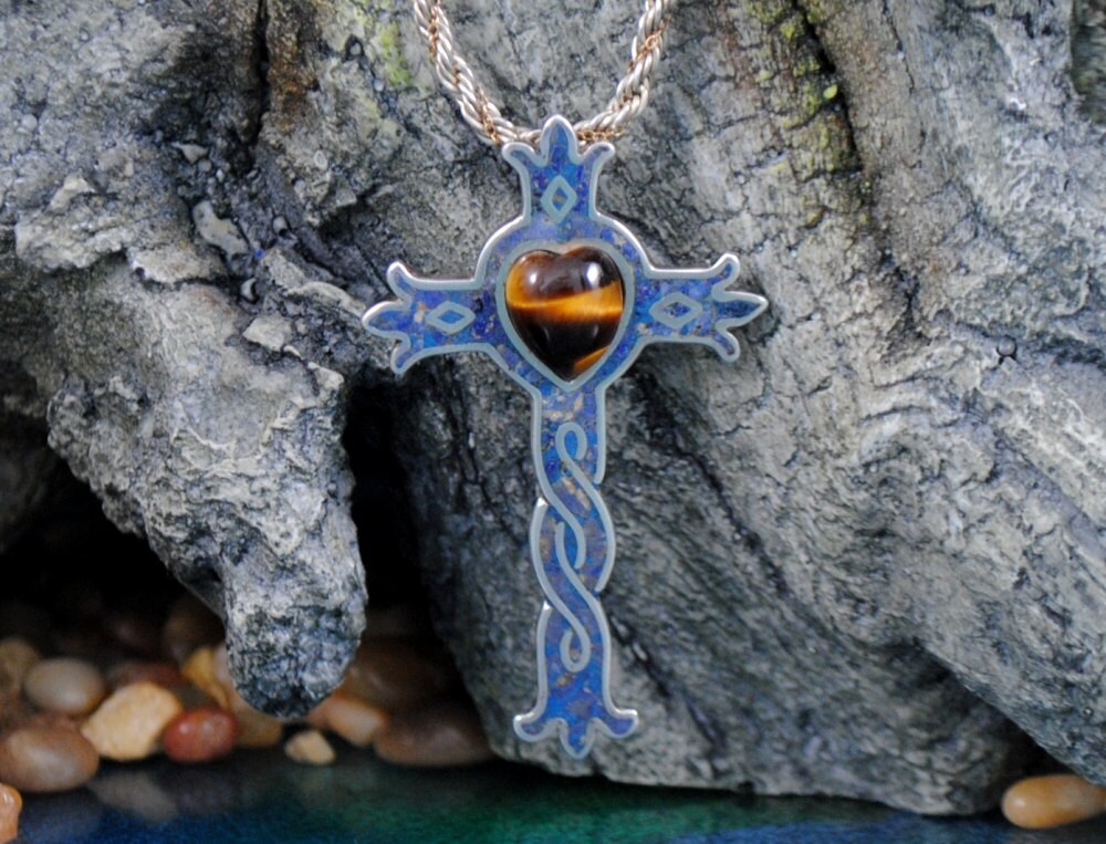 Vintage silver × onyx necklace - メキシコで作られた