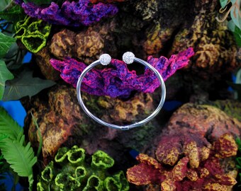 Sterling Zircon Cuff // Twisted Rope Motif Hinged // Vintage ~ Hallmarked Beauty from Turkey