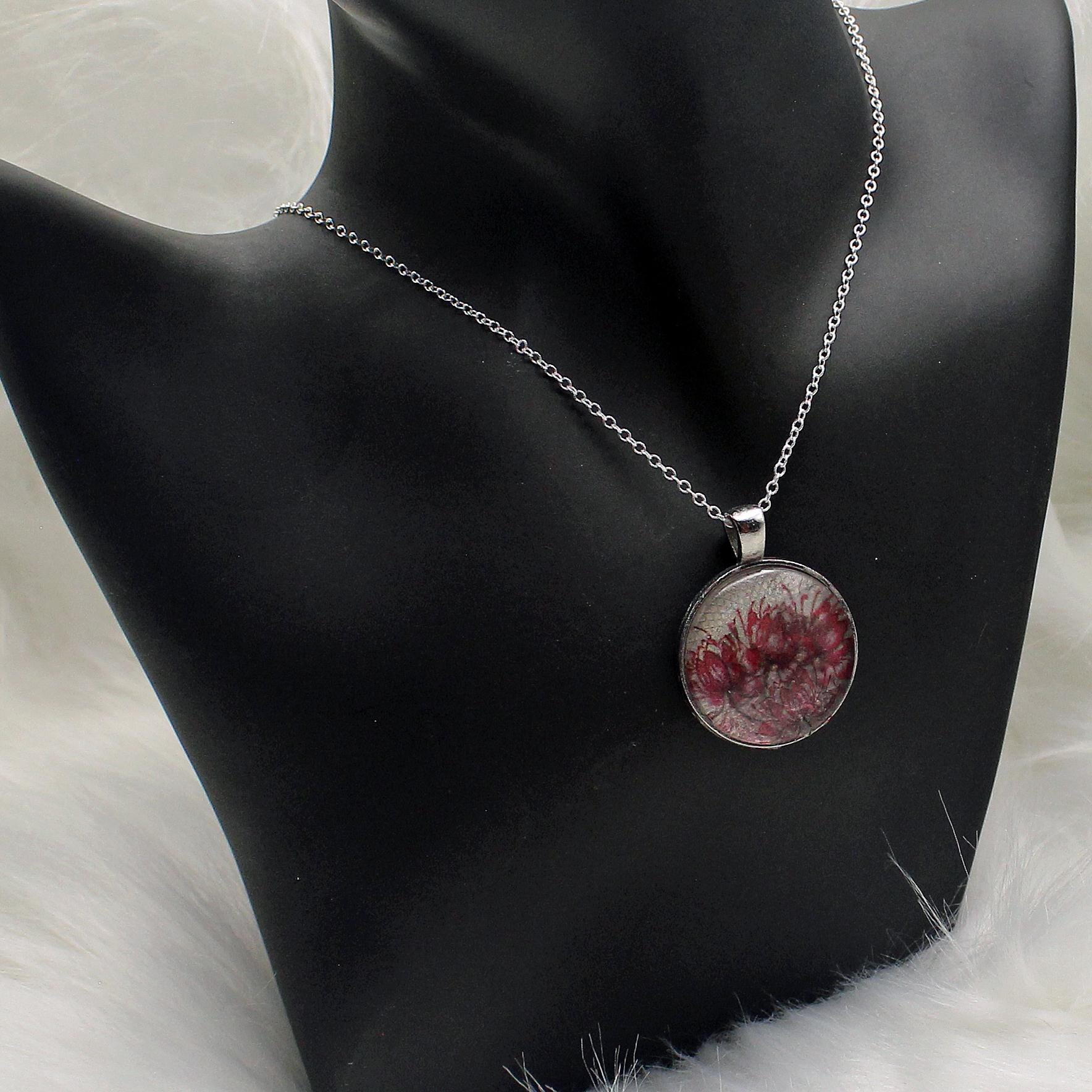 Pendentif Fleur Rose Argenté 20x15 Mm - Fantaisie - Neuf Sans Emballage - Idée Cadeau