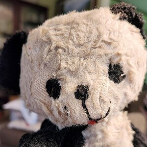 Antique Panda Bear - Etsy
