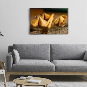 Fortune Cookies and Chopsticks - Downloadable Wall Art, Print at Home Photography, Digital Download