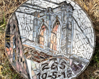 FREE SHIPPING Celebrate weddings and anniversaries with a custom designed mosaic garden stepping stone