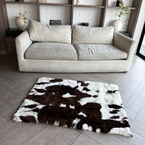Luxurious Alpaca fur rug - Alpaca fur rug, Plush Soft rug, alpaca fur rug area soft fluffy - fur accents rug room decor