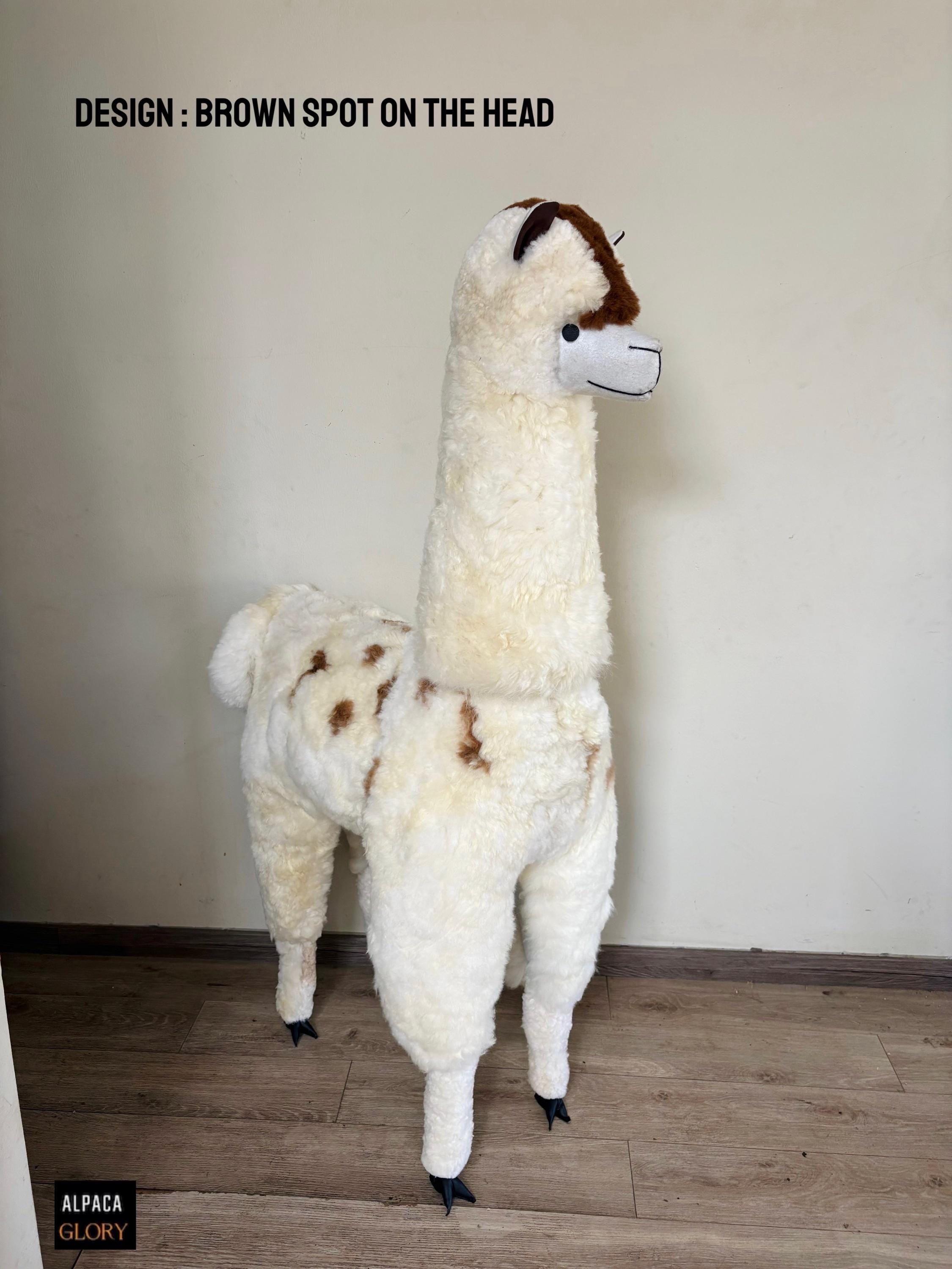 Big Alpaca fur toy - Handmade - Alpaca big stuffed Animal - large alpaca toy - giant stuffy alpaca - giant alpaca stuff animal