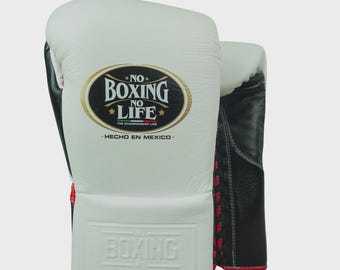 Handgefertigte Boxhandschuhe aus Rindsleder: Personalisierte NBNL Sparring Handschuhe