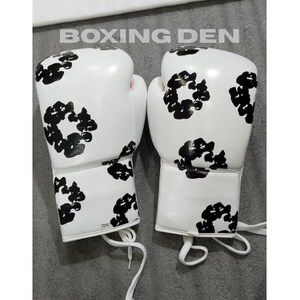 Boxing Gloves, Winning Boxing Gloves, Grants Boxing Gloves, White Winning Boxing Gloves, Boxing Gloves White, White Sparring Kit, Boxing Kit, Real Leather Gloves, Genuine Leather Gloves, Cowhide leather Gloves, Denim Tears Boxing Gloves,