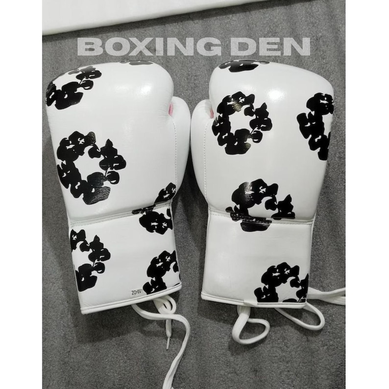 Boxing Gloves, Winning Boxing Gloves, Grants Boxing Gloves, White Winning Boxing Gloves, Boxing Gloves White, White Sparring Kit, Boxing Kit, Real Leather Gloves, Genuine Leather Gloves, Cowhide leather Gloves, Denim Tears Boxing Gloves,