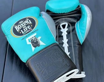 Personalisierte Boxhandschuhe - Sparring mit benutzerdefinierten Namen - Muay Thai Kickboxen Trainingshandschuhe, Canelo inspirierte Boxhandschuhe
