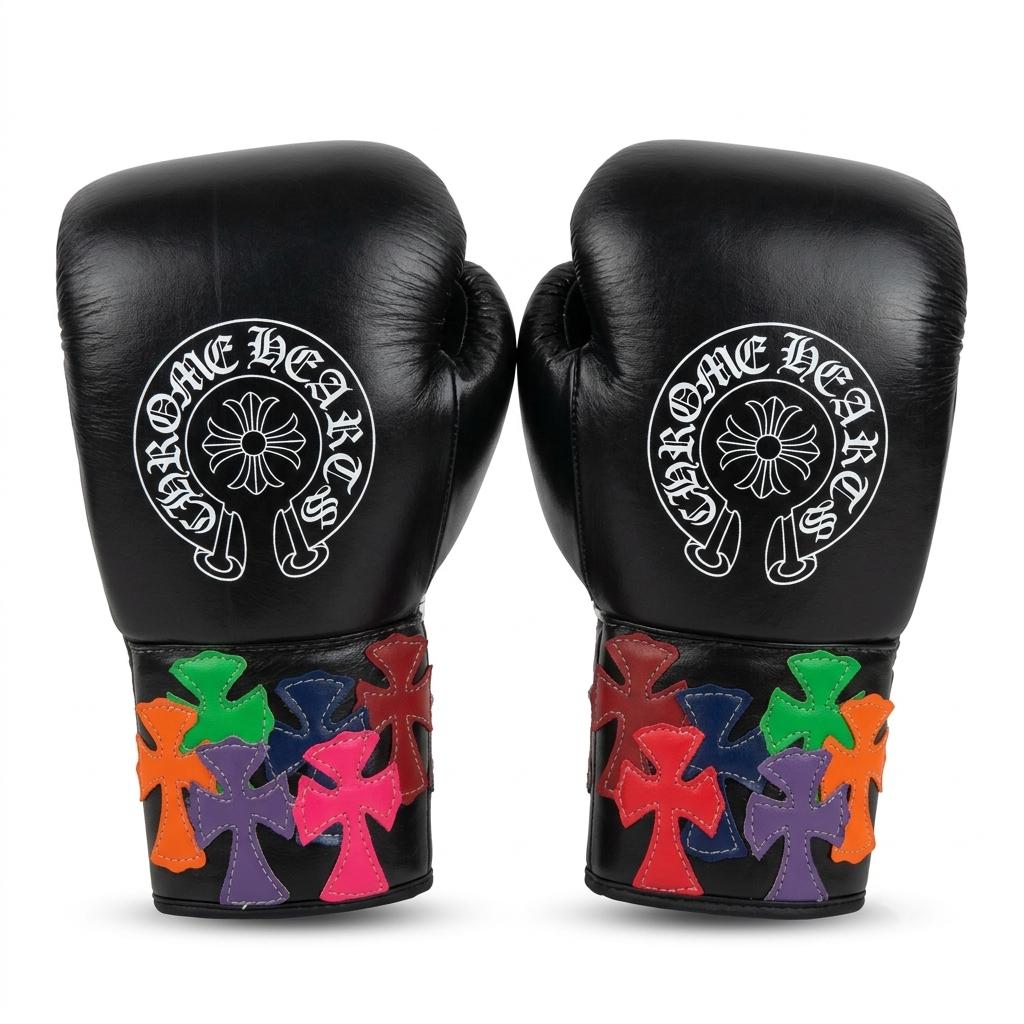 CHROME HEARTS クロムハーツ WORK GLOVES ロゴ グローブ 軍手 オレンジ