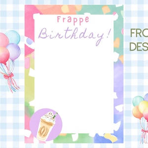 Porta-cartão de presente de aniversário Frappe