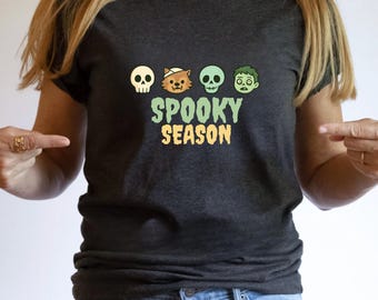 Spooky Season PNG – Cute Halloween Skull, Werewolf & Zombie Clipart, Sublimation Design for Shirts and Crafts Retroful Halloween Cute Zombie