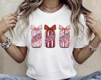 Valentine Mountain Dew Can PNG Bundle | Cute Love Soda Clipart Set | Kawaii Energy Drink Sublimation | Valentine PNGs | Digital Download