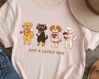 Valentine Dog PNG | Cute Puppy Love Clipart | Kawaii Valentine Dogs | Valentine Sublimation PNG | Digital Download