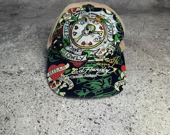 Ed Hardy Tiger Green Cap - Etsy