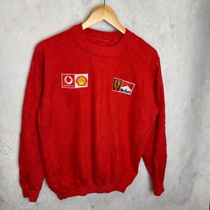 Marlboro Ferrari Shell Vodafone Sweatshirt  Vintage size M