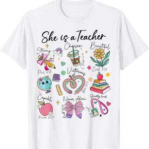Teacher PNG, Teacher Shirt Design, Teacher Life PNG, In My Teacher Era PNG, Sublimation Design Digital Download, Teacher Appreciation Gift