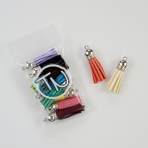Mini Leather Tassels