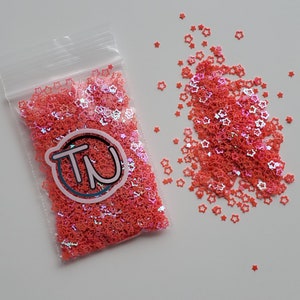 Watermelon Crush Confetti Stars Embellishment Mix