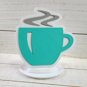 Magnetic Die Cut Stand - Coffee Mug