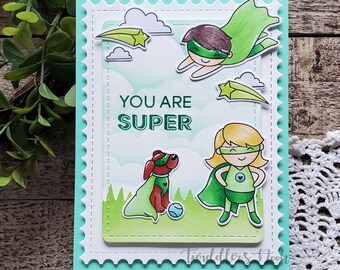 Superhéroe - Eres Super - Tarjeta