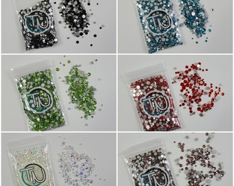 Flat Back Rhinestone Mix