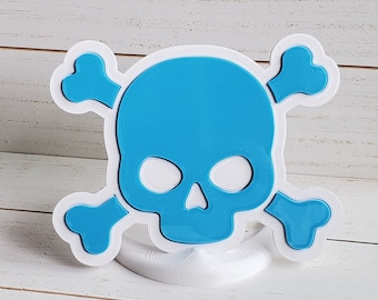 Magnetic Die Cut Stand - Skull and Crossbones