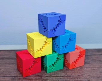 Gear Cube Fidget Toy
