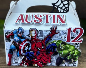 Caja de regalo de superhéroes
