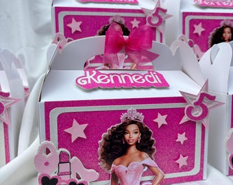 Barbie favor box