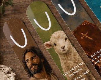 Verse Bookmark | Jesus Bookmark | Aluminum Metal Bookmarks | Bible Gift
