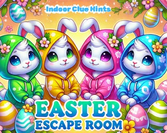 Escape room game , Easter Escape printable